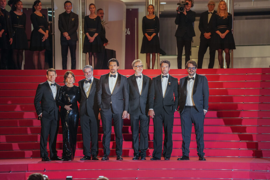 This image has an empty alt attribute; its file name is Cast_of_Paper_Tiger_at_Cannes_Film_Festival_2026-1024x683.jpg